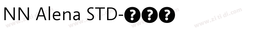 NN Alena STD字体转换